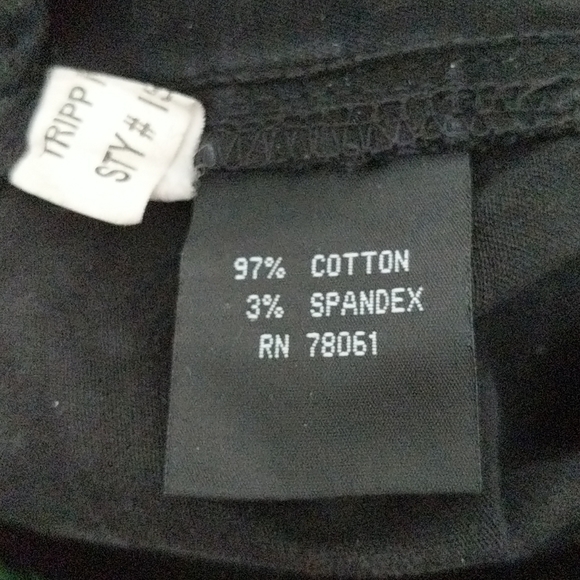 Tripp NYC Neon Green Zebra Print Pants - Picture 9 of 9